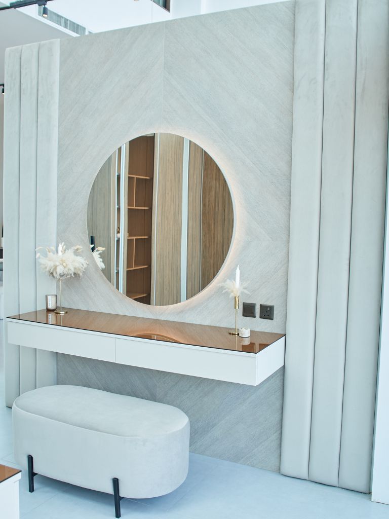 Door & More Dressing Table: Contemporary Comfort Embracing Luxury
