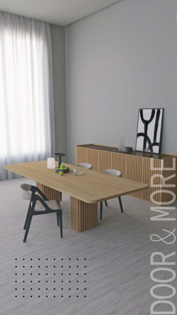 Dine in Style: Modern Luxury with Door & More's Bespoke Dining Rooms